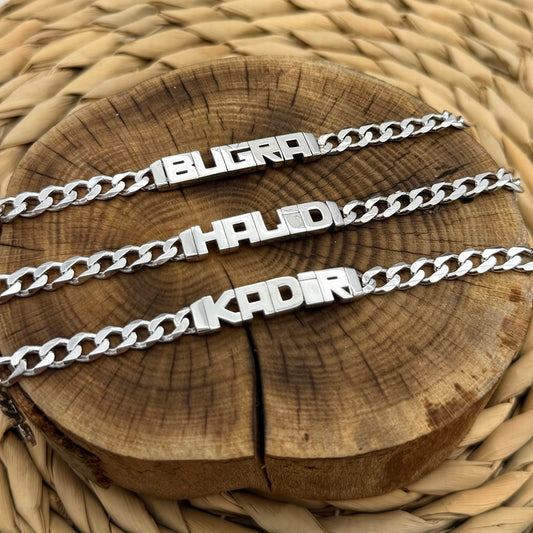 Erkek İsimli Oynak Bileklik