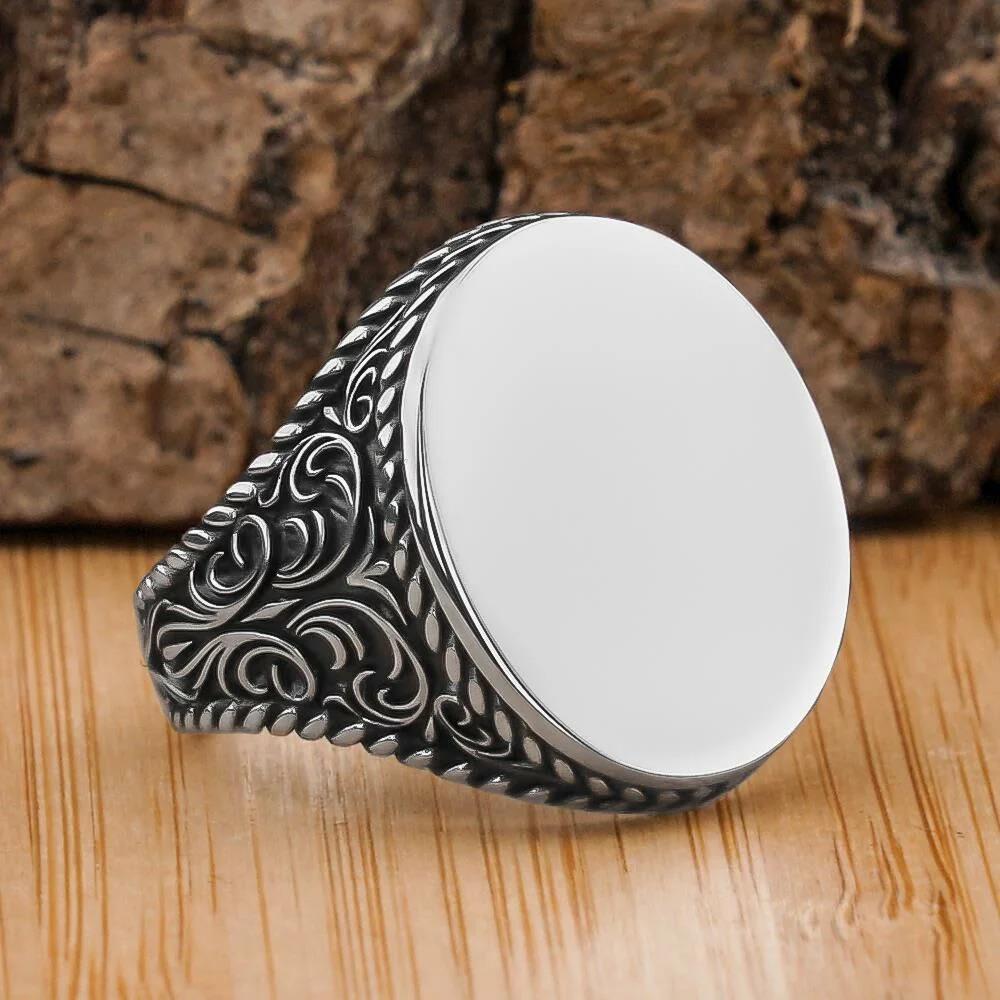 Erkek Kişiselleştirilebilir Gravürlü Yüzük